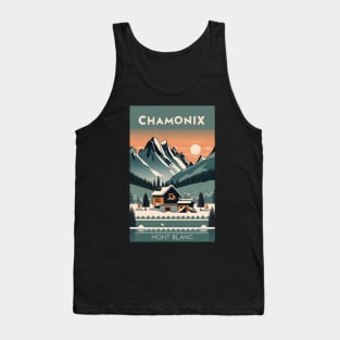 A Vintage Travel Art of Chamonix - France Tank Top